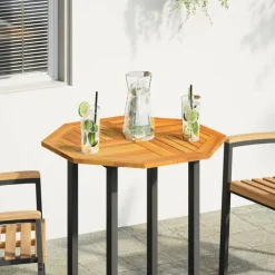 vidaXL Accesorios Para Mesas-Tablero de mesa octogonal madera maciza de acacia 70x70x2 cm