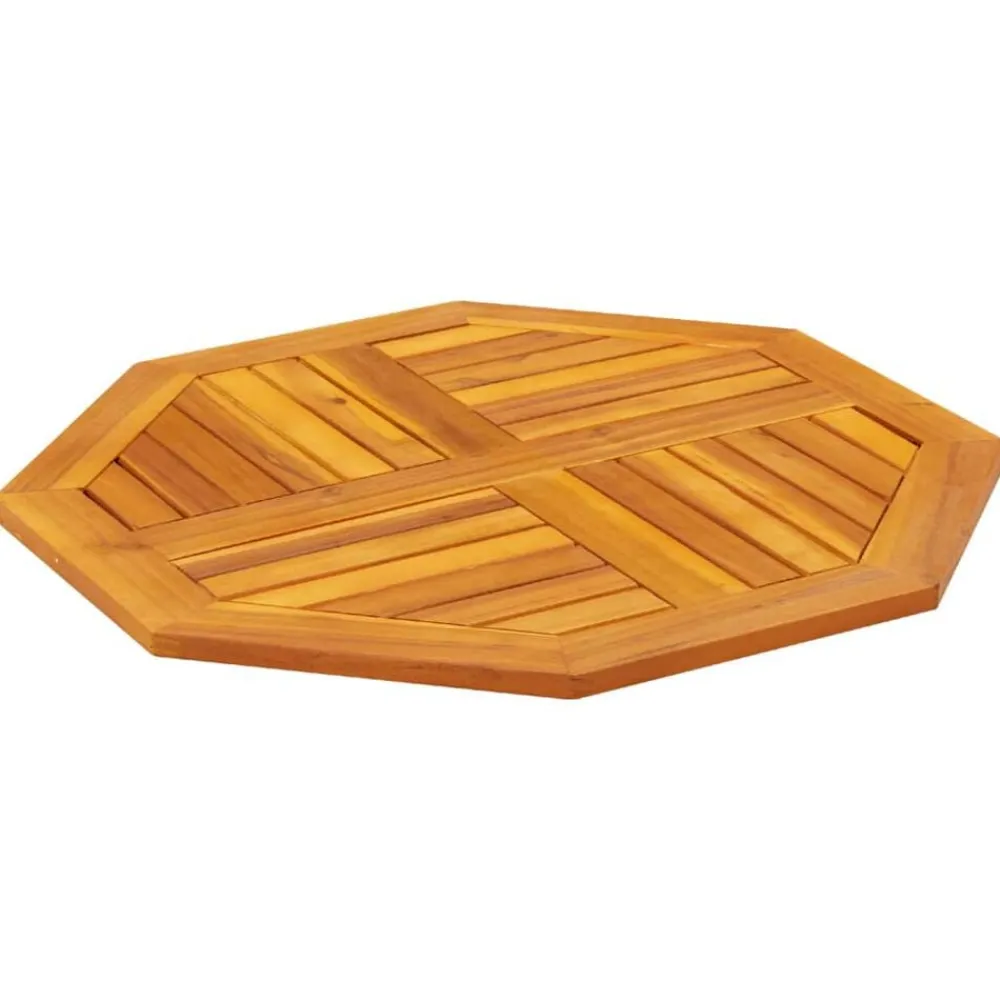 vidaXL Accesorios Para Mesas-Tablero de mesa octogonal madera maciza de acacia 70x70x2 cm