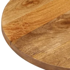 vidaXL Tablero de mesa ovalado madera maciza de mango 80x40x2,5 cm Madera de mango (color roble) Hot