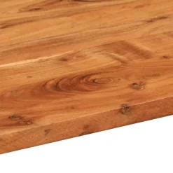 vidaXL Accesorios Para Mesas-Tablero de mesa ovalado madera maciza de acacia 80x40x2,5 cm