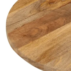 vidaXL Tablero de mesa ovalado madera maciza de mango 80x40x2,5 cm Madera de mango (natural) Clearance