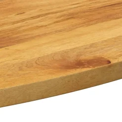vidaXL Accesorios Para Mesas-Tablero de mesa ovalado madera maciza de mango 140x50x2,5 cm
