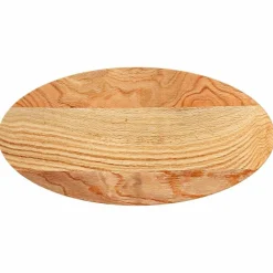 vidaXL Tablero de mesa ovalado madera maciza de roble 80x40x2 cm Marrón claro Best