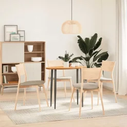 vidaXL Tablero de mesa ovalado madera maciza de roble 80x40x2 cm Marrón claro Best