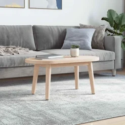 vidaXL Tablero de mesa ovalado de madera maciza de pino 60x30x2,5 cm Natural Sale