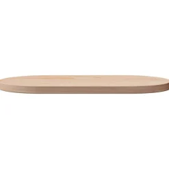 vidaXL Tablero de mesa ovalado de madera maciza de pino 60x30x2,5 cm Natural Sale