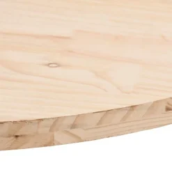 vidaXL Tablero de mesa ovalado de madera maciza de pino 60x30x2,5 cm Natural Sale