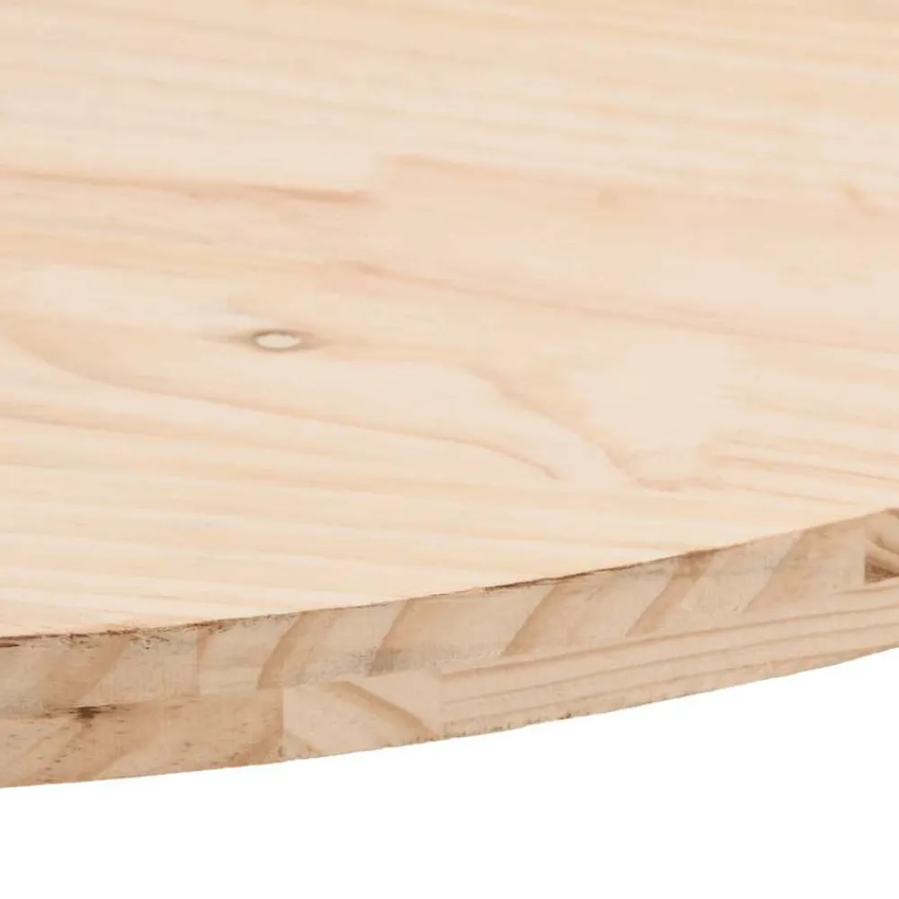 vidaXL Tablero de mesa ovalado de madera maciza de pino 60x30x2,5 cm Natural Sale