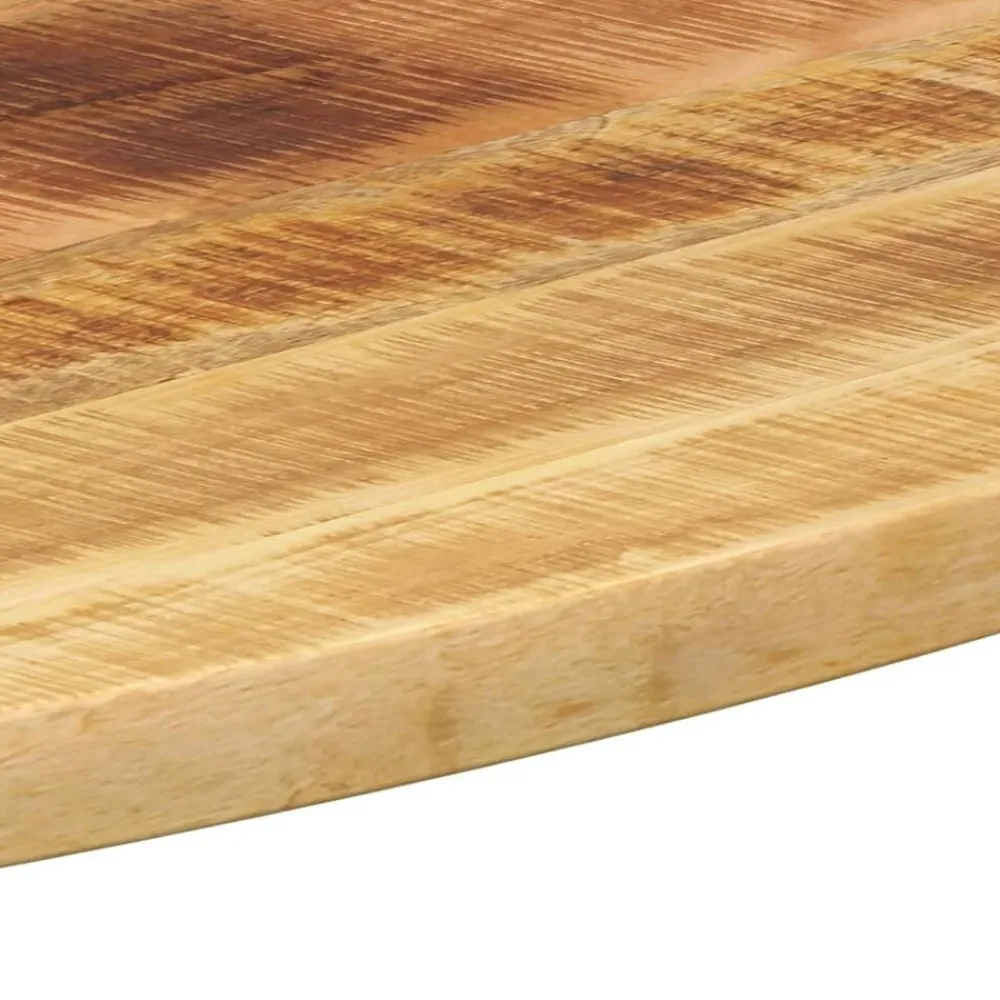 vidaXL Accesorios Para Mesas-Tablero de mesa ovalado madera maciza de mango 90x40x2,5 cm