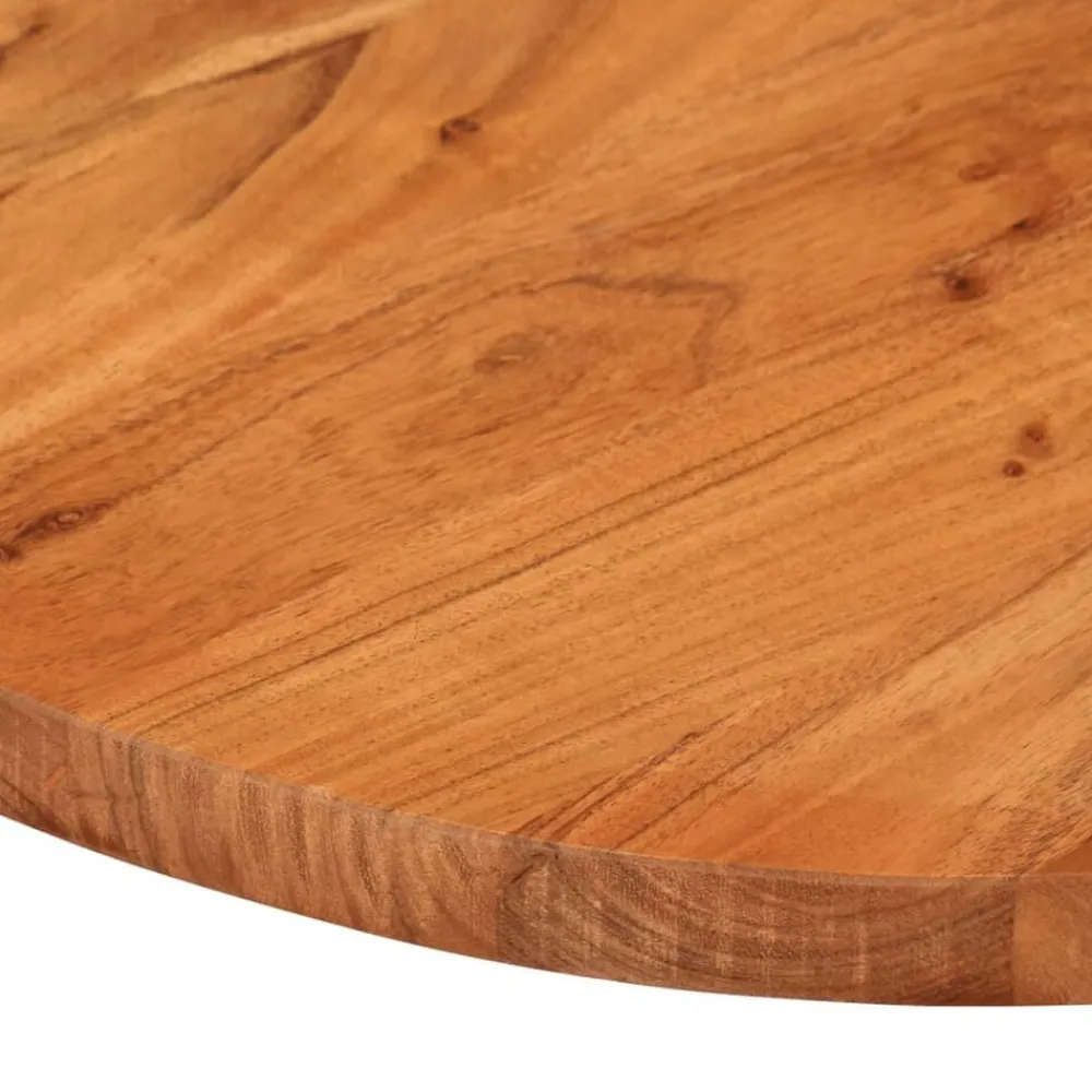 vidaXL Tablero de mesa ovalado madera maciza de acacia 80x40x3,8 cm Madera de acacia (natural)