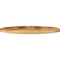 vidaXL Accesorios Para Mesas-Tablero de mesa ovalado madera maciza de mango 90x40x3,8 cm