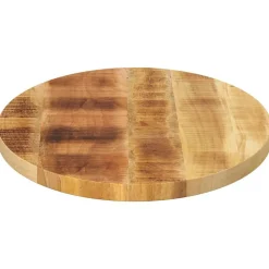 vidaXL Accesorios Para Mesas-Tablero de mesa ovalado madera maciza de mango 90x40x3,8 cm