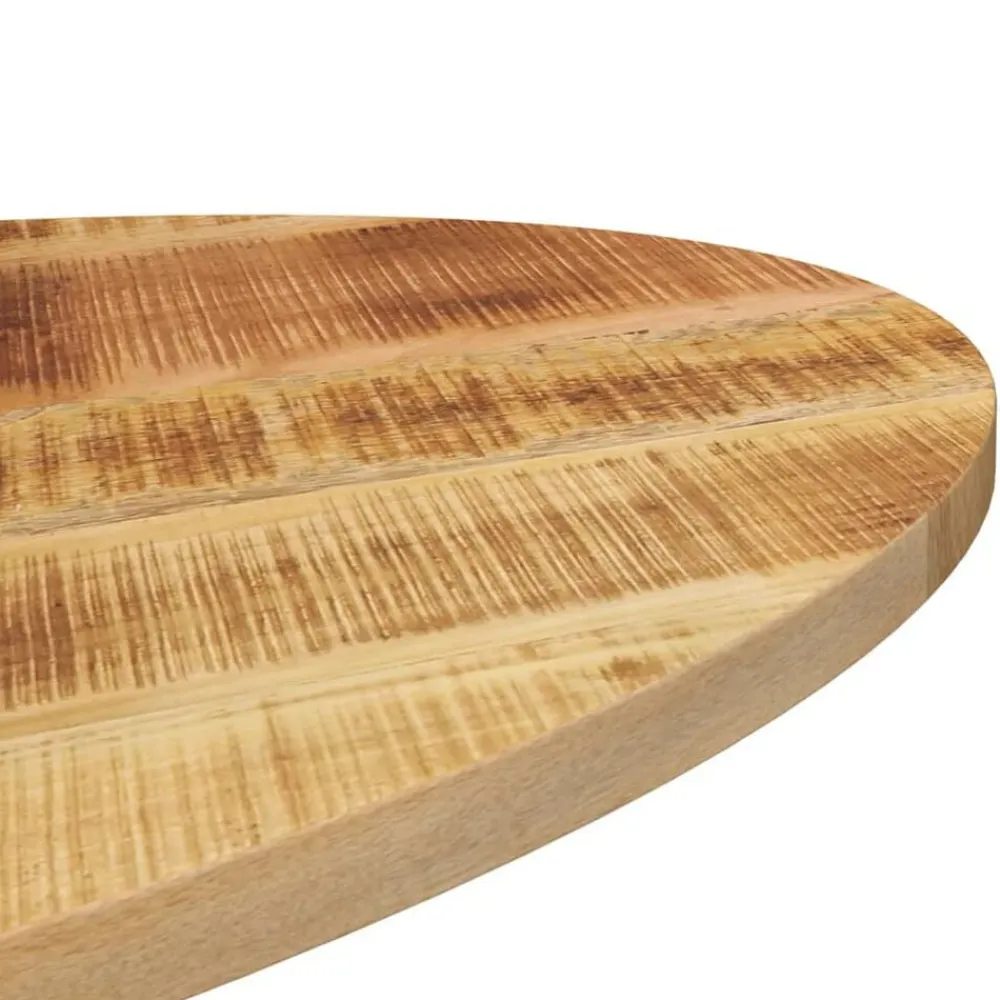 vidaXL Accesorios Para Mesas-Tablero de mesa ovalado madera maciza de mango 90x40x3,8 cm