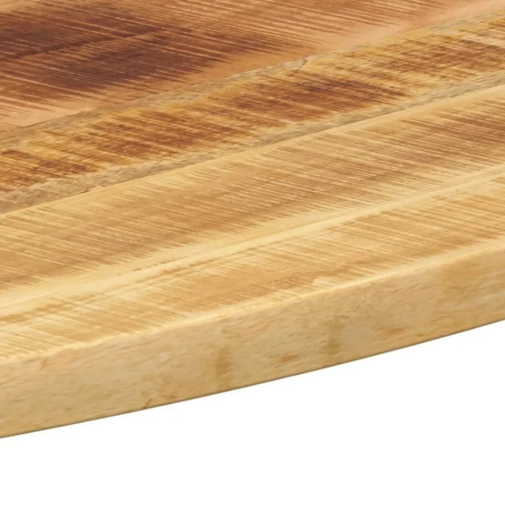 vidaXL Accesorios Para Mesas-Tablero de mesa ovalado madera maciza de mango 90x40x3,8 cm