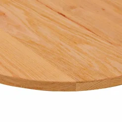 vidaXL Accesorios Para Mesas-Tablero de mesa ovalado madera maciza de roble 80x40x2 cm