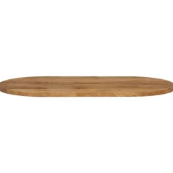 vidaXL Tablero de mesa ovalado madera maciza de mango 80x40x3,8 cm Madera de mango (color roble) Sale