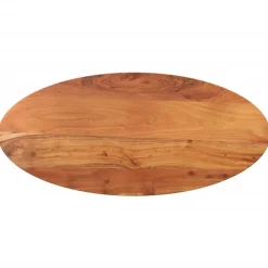 vidaXL Accesorios Para Mesas-Tablero de mesa ovalado madera maciza de acacia 80x40x3,8 cm