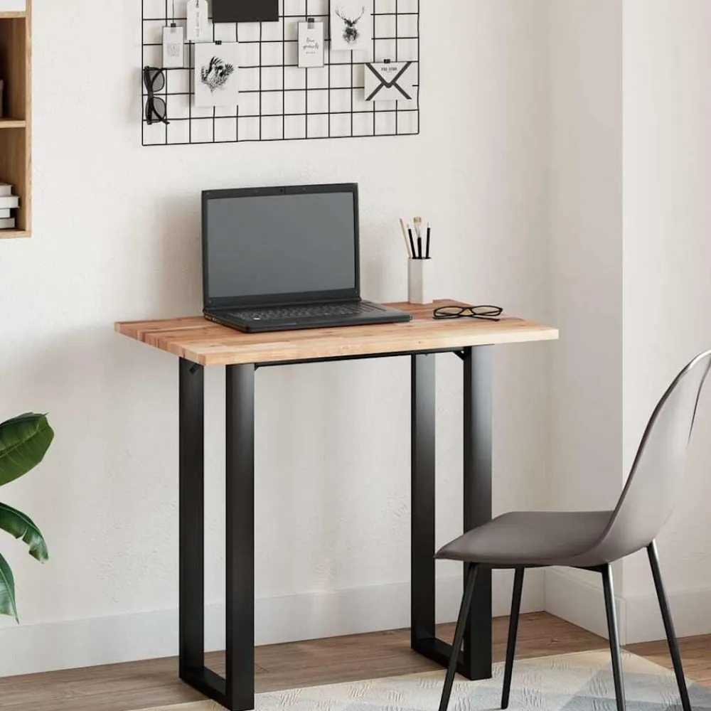 vidaXL Tablero de mesa rectangular madera maciza acacia 80x50x2 cm Acabado de aceite Clearance