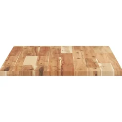 vidaXL Tablero de mesa rectangular madera maciza acacia 80x50x2 cm Acabado de aceite Clearance