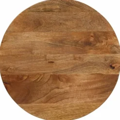 vidaXL Accesorios Para Mesas-Tablero de mesa redondo madera maciza de mango Ø 40x3,8 cm
