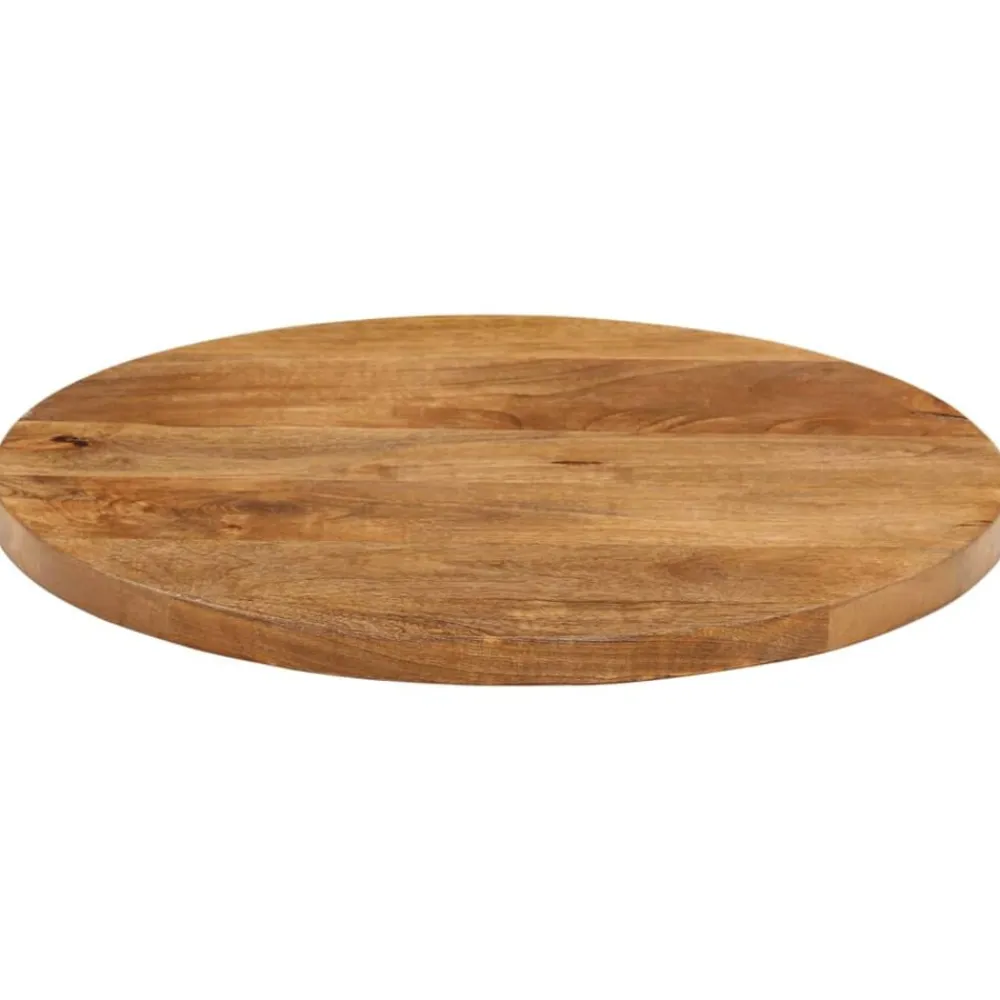 vidaXL Accesorios Para Mesas-Tablero de mesa redondo madera maciza de mango Ø 40x3,8 cm