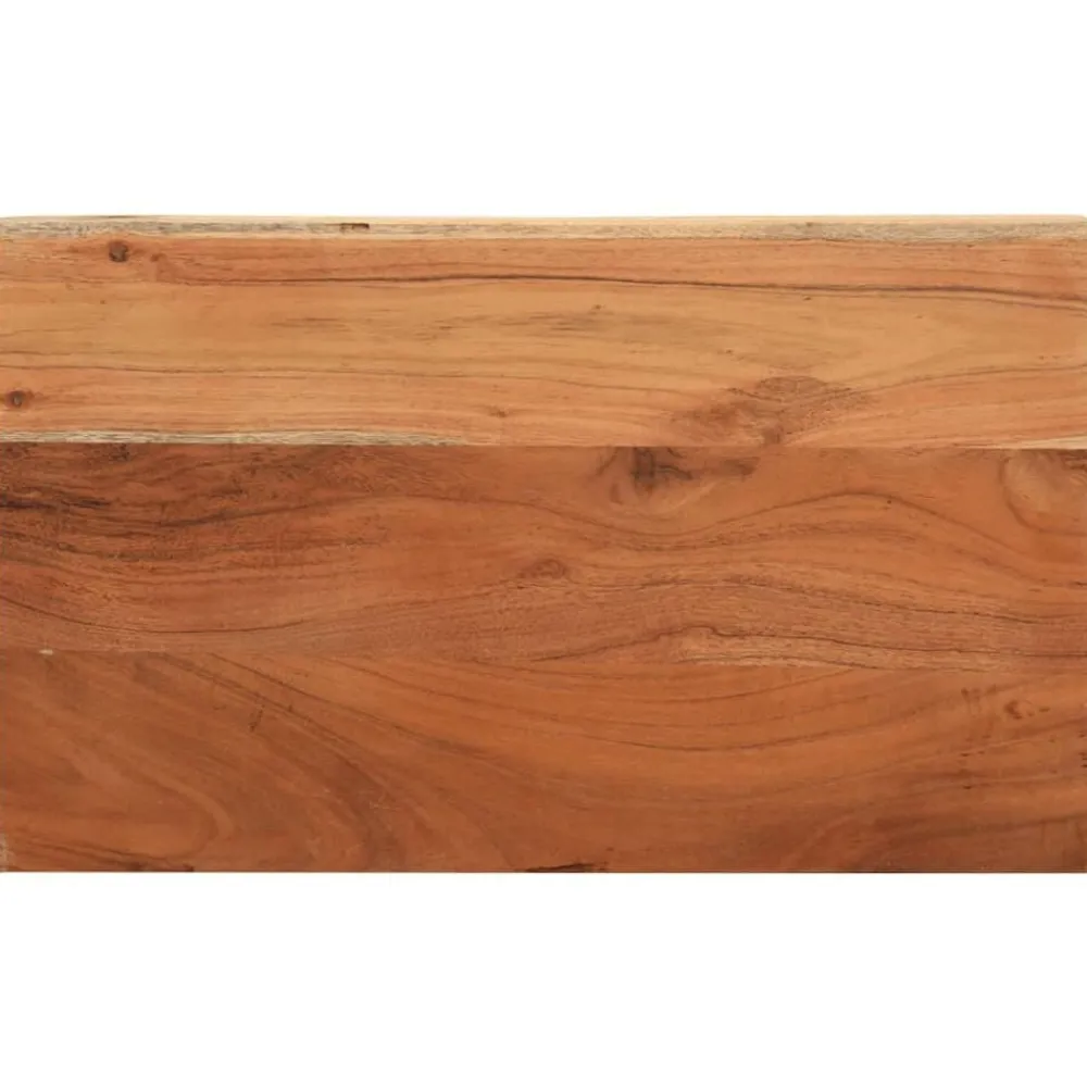 vidaXL Tablero de mesa rectangular madera maciza acacia 40x20x3,8 cm Madera de acacia (natural) Discount