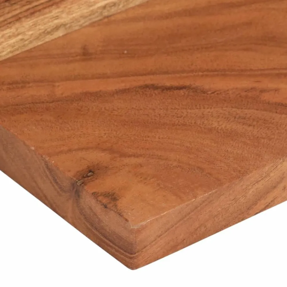 vidaXL Tablero de mesa rectangular madera maciza acacia 40x20x3,8 cm Madera de acacia (natural) Discount