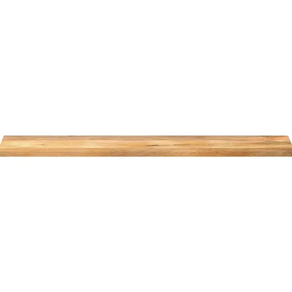 vidaXL Tablero de mesa rectangular madera maciza mango 140x20x2,5 cm Madera de mango (natural) New