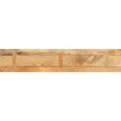 vidaXL Tablero de mesa rectangular madera maciza mango 140x20x2,5 cm Madera de mango (natural) New
