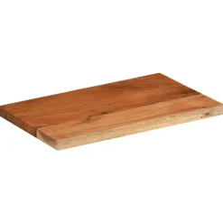 vidaXL Accesorios Para Mesas-Tablero de mesa rectangular madera maciza acacia 40x20x2,5 cm