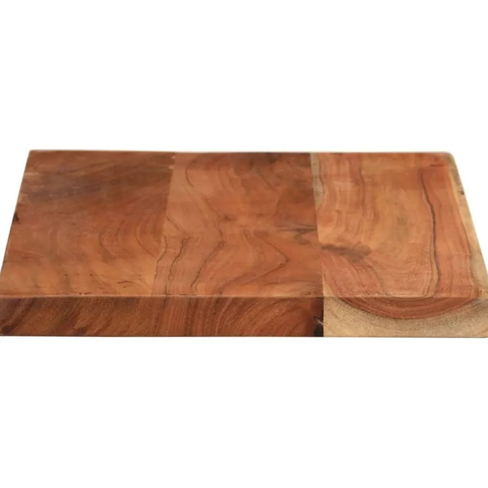 vidaXL Accesorios Para Mesas-Tablero de mesa rectangular madera maciza acacia 40x20x2,5 cm