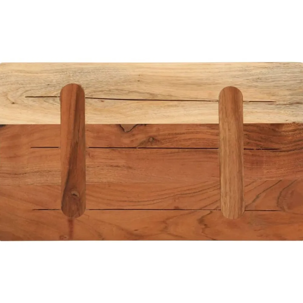 vidaXL Accesorios Para Mesas-Tablero de mesa rectangular madera maciza acacia 40x20x2,5 cm