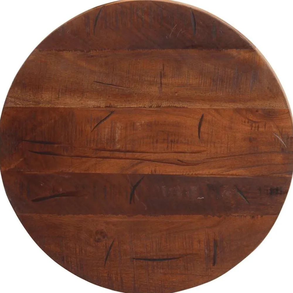 vidaXL Accesorios Para Mesas-Tablero de mesa redondo madera maciza reciclada Ø 40x2,5 cm