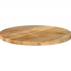 vidaXL Accesorios Para Mesas-Tablero de mesa redondo madera maciza de mango Ø 40x3,8 cm