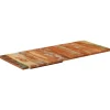 vidaXL Accesorios Para Mesas-Tablero de mesa rectangular madera maciza 60x140 cm 25-27 mm