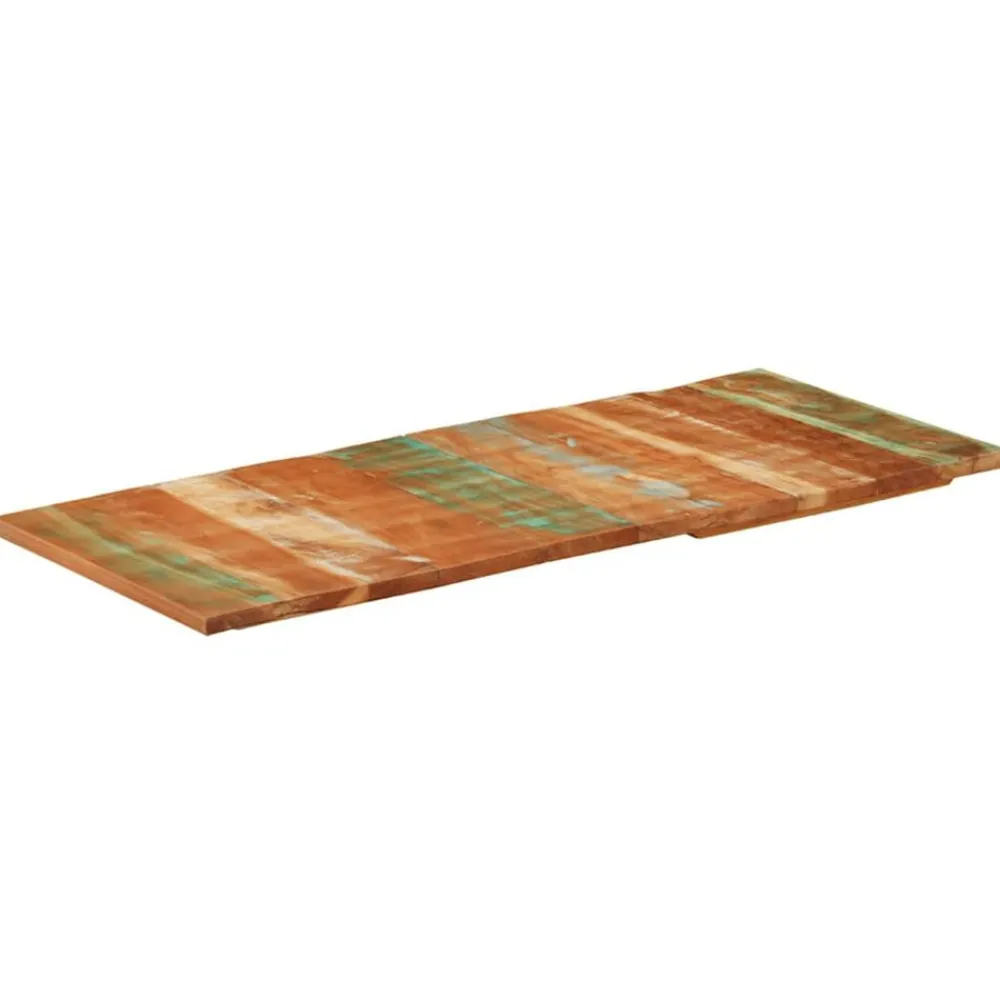 vidaXL Accesorios Para Mesas-Tablero de mesa rectangular madera maciza 60x140 cm 25-27 mm