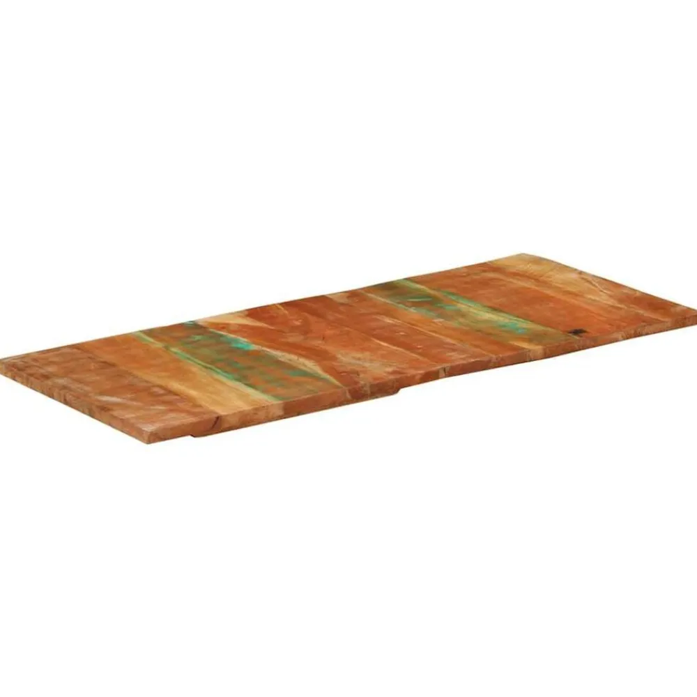 vidaXL Accesorios Para Mesas-Tablero de mesa rectangular madera maciza 60x140 cm 25-27 mm