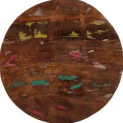 vidaXL Accesorios Para Mesas-Tablero de mesa redondo madera maciza reciclada Ø 40x1,5 cm