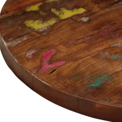 vidaXL Accesorios Para Mesas-Tablero de mesa redondo madera maciza reciclada Ø 40x1,5 cm