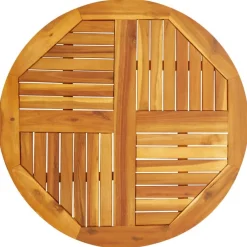 vidaXL Tablero de mesa redondo madera maciza de acacia Ø80x2,2 cm Outlet