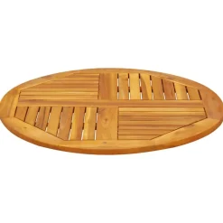 vidaXL Tablero de mesa redondo madera maciza de acacia Ø80x2,2 cm Outlet