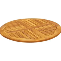 vidaXL Tablero de mesa redondo madera maciza de acacia Ø80x2,2 cm Outlet