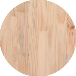 vidaXL Tablero de mesa redondo madera maciza de pino Ø30x3 cm Natural Best