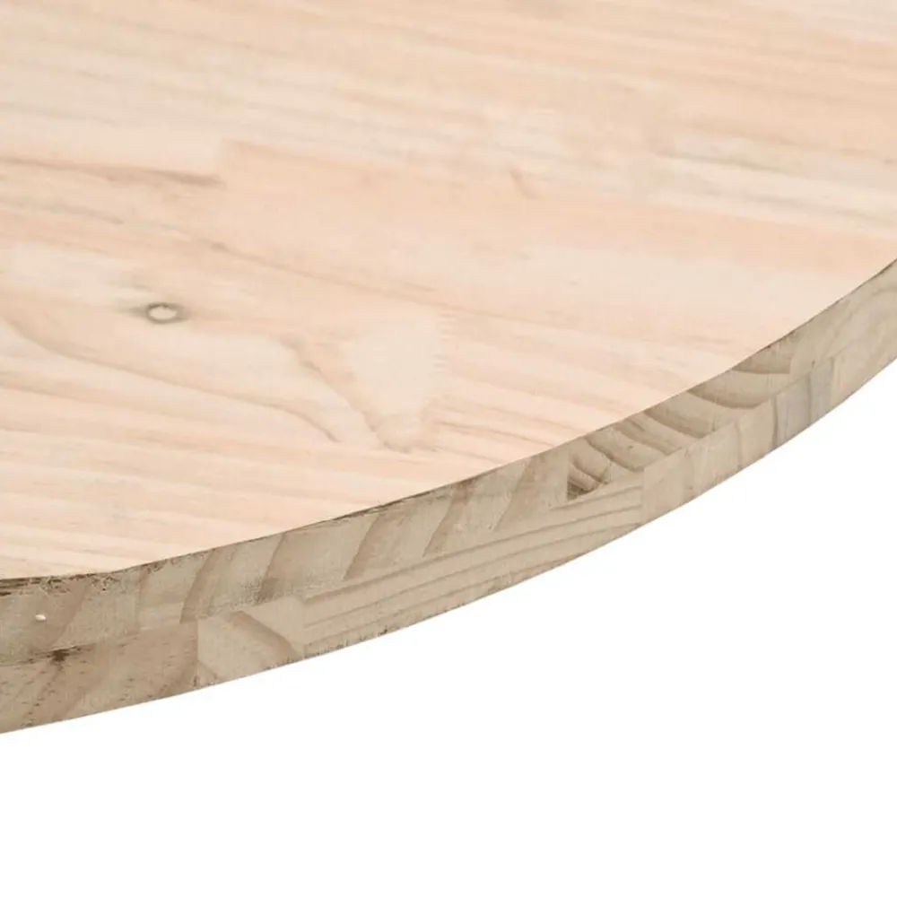 vidaXL Tablero de mesa redondo madera maciza de pino Ø30x3 cm Natural Best