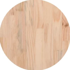 vidaXL Accesorios Para Mesas-Tablero de mesa redondo madera maciza de pino marrón Ø30x2,5 cm