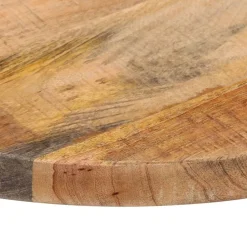 vidaXL Accesorios Para Mesas-Tablero de mesa redondo madera maciza mango rugosa Ø 40x3,8 cm