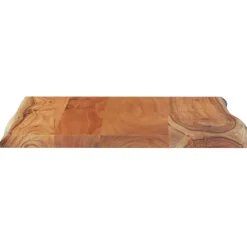 vidaXL Tablero de mesa rectangular acacia borde vivo 40x40x2,5 cm Madera de acacia (natural) Discount