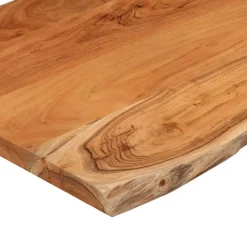vidaXL Tablero de mesa rectangular acacia borde vivo 40x40x2,5 cm Madera de acacia (natural) Discount