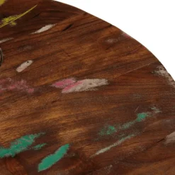 vidaXL Tablero de mesa redondo madera maciza reciclada Ø 40x3,8 cm Madera reciclada (multicolor) Best