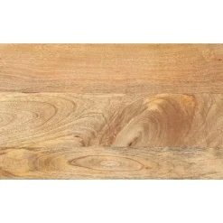 vidaXL Accesorios Para Mesas-Tablero de mesa rectangular madera maciza mango 40x20x3,8 cm